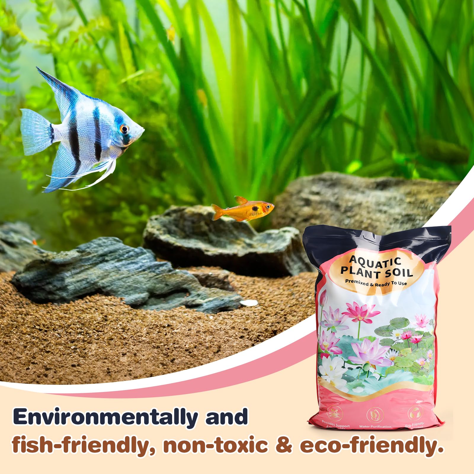 Omitgoter Aquatic Soil promotes microbial balance in substrate