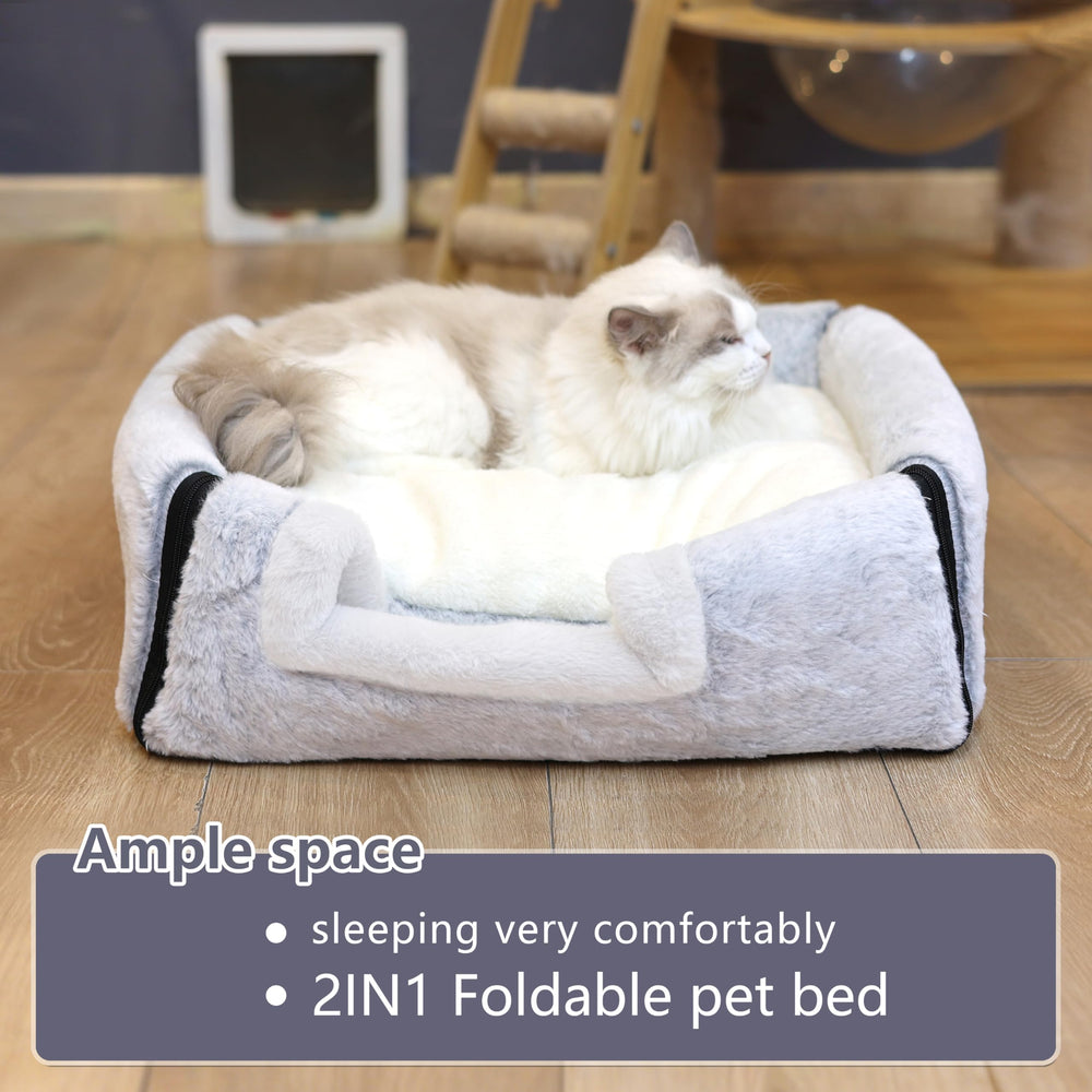 OMLIVLIES cat bed cave interior space highlights roomy lounging area