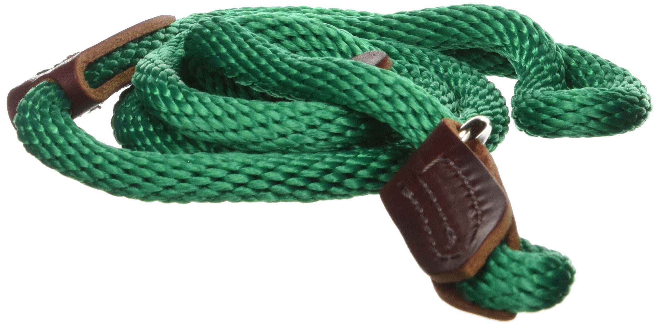 OmniPet 4-Feet Slip Lead for Dogs in green enables easy leashing and adjustable control during walks.