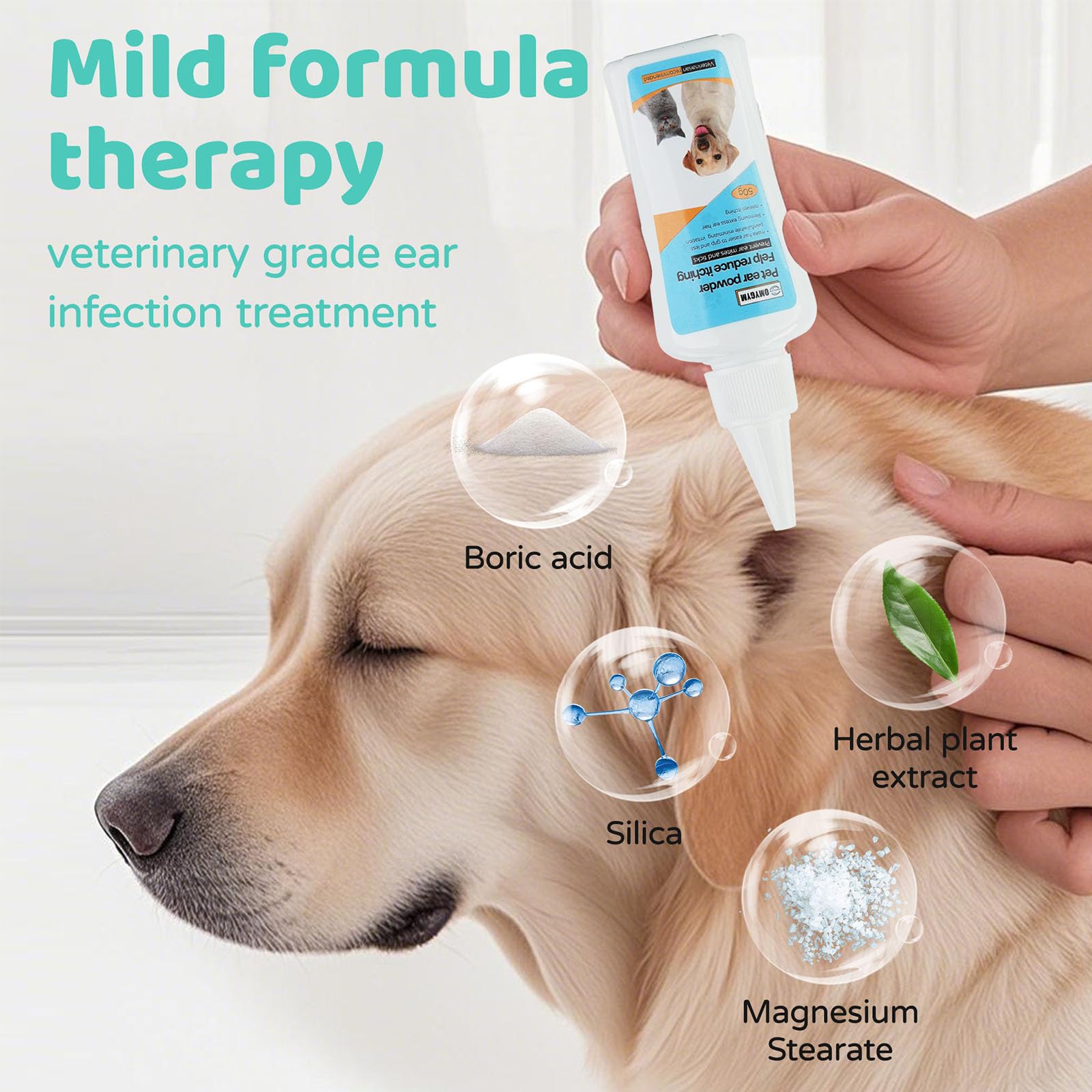 OMYGYM tweezers for dog ear removal aids precise grooming.