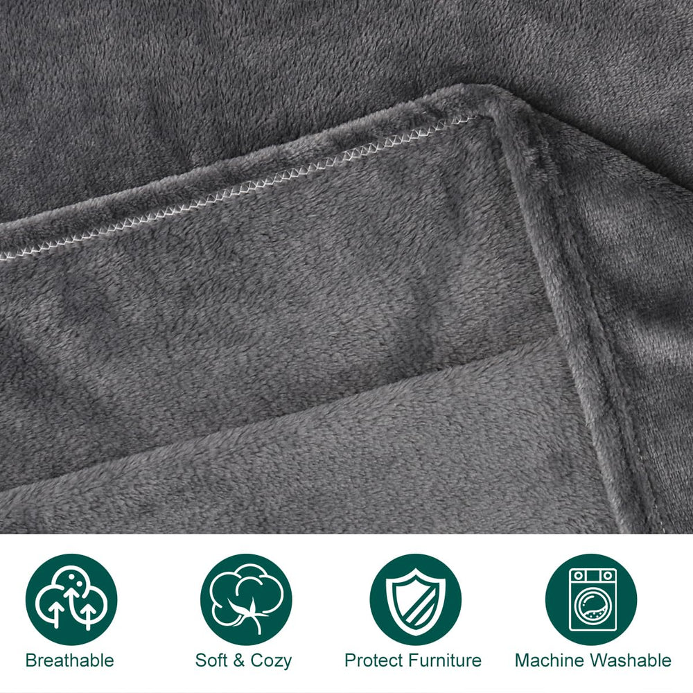 Onarway dog blanket in crate provides warm, comfortable space.