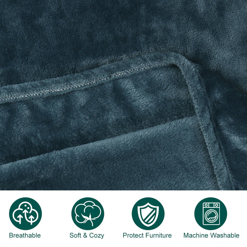 Onarway dog blanket lake green purple emphasizes stylish color options for any room.