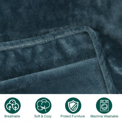 Onarway dog blanket lake green purple emphasizes stylish color options for any room.