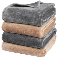 Onarway dog blanket pack 40x28 in grey and khaki provides cozy warmth