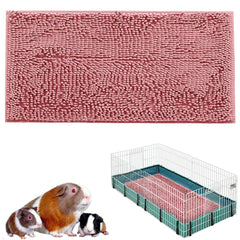 Oncpcare 47x24 guinea-pig cage liner pink provides cozy bed and warm space.