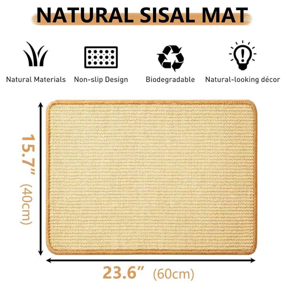 Oncpcare rabbit scratch mat dual-purpose pad for mental stimulation and nail trimming