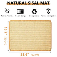 Oncpcare rabbit scratch mat dual-purpose pad for mental stimulation and nail trimming
