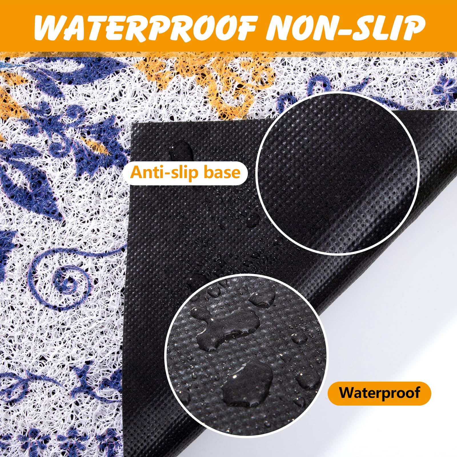 ondware cat litter mat easy-clean design allows rinsing and air-drying