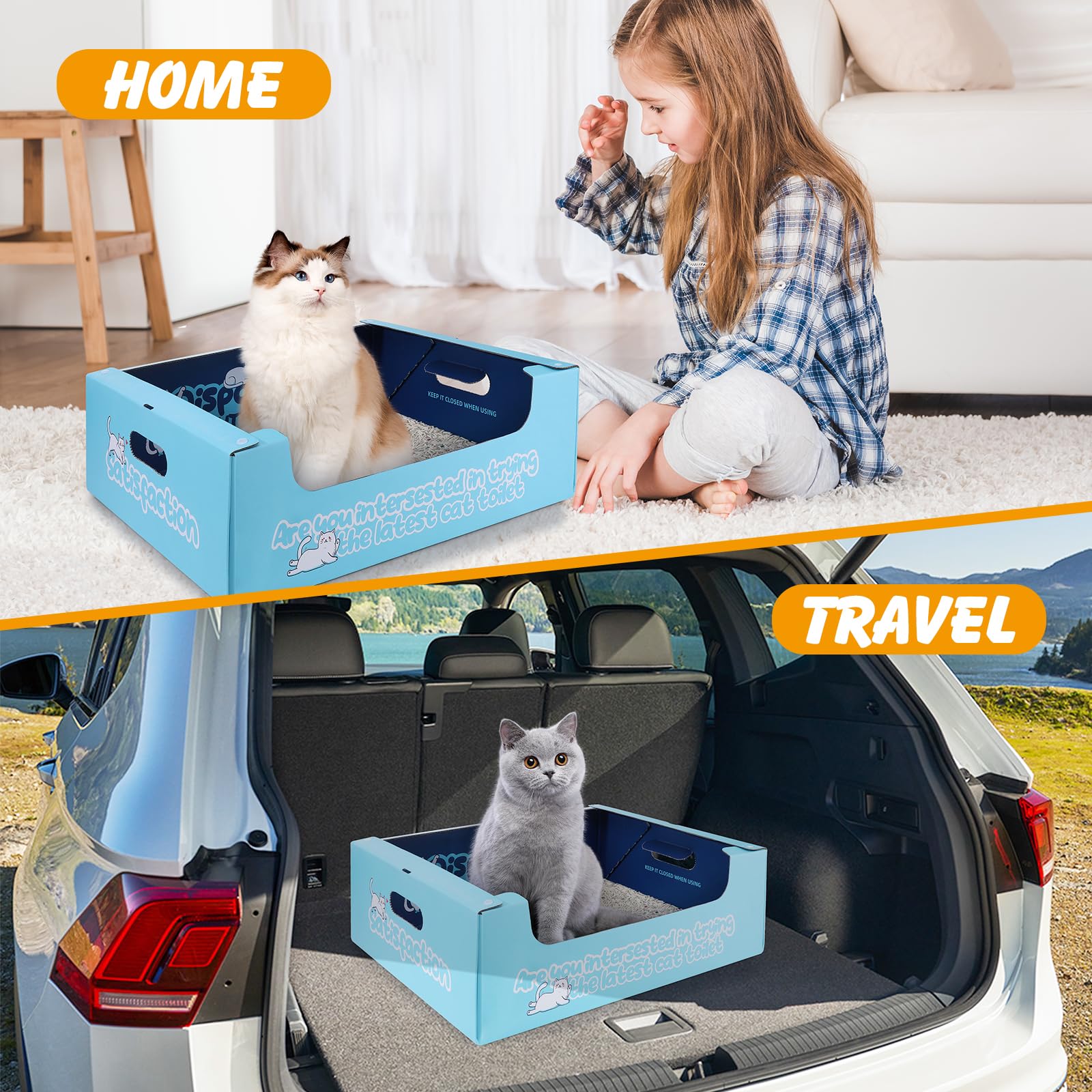 Ondware recyclable cardboard construction supports eco-friendly travel tidy.