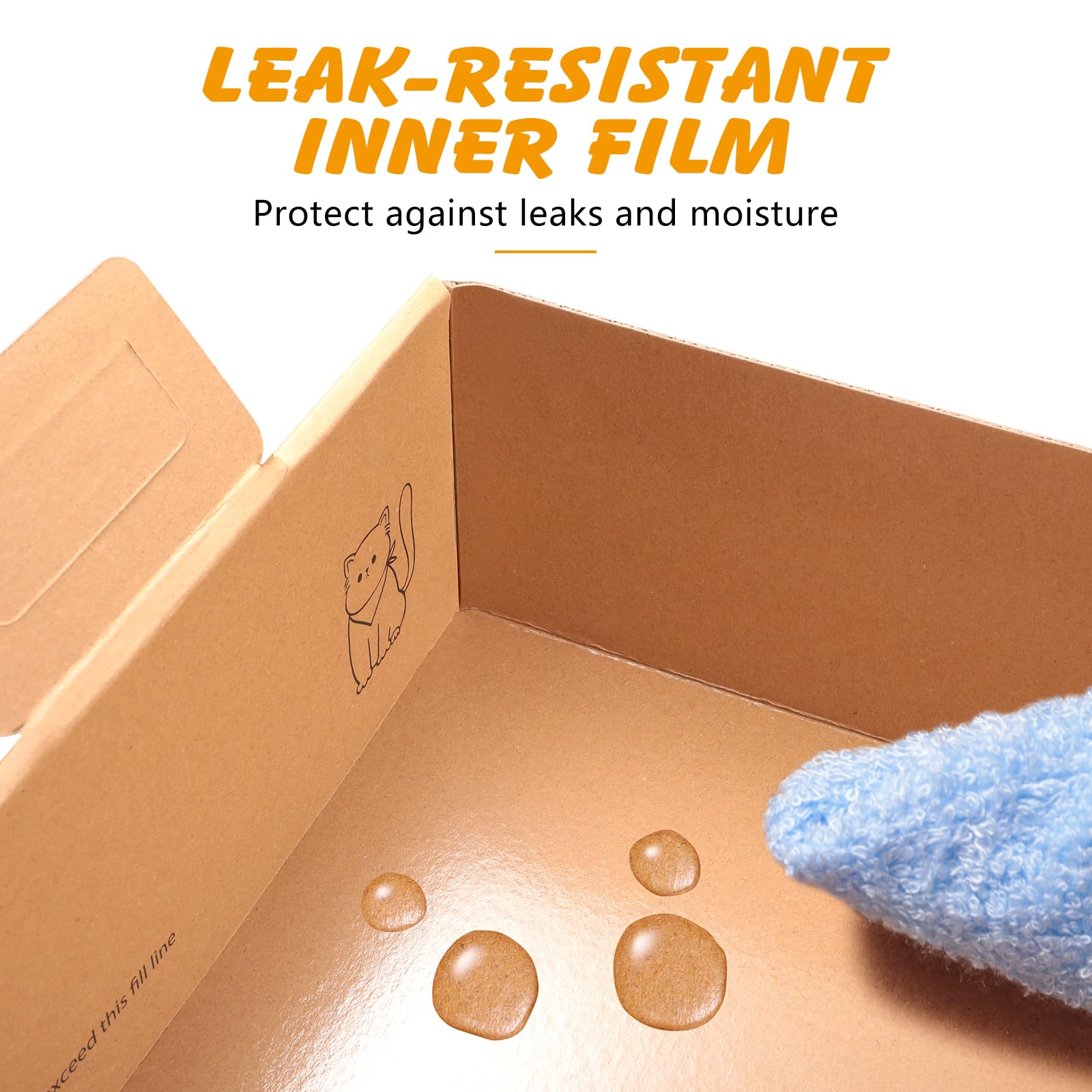 ondware disposable litter box travel compact ideal for road trips and vacations.