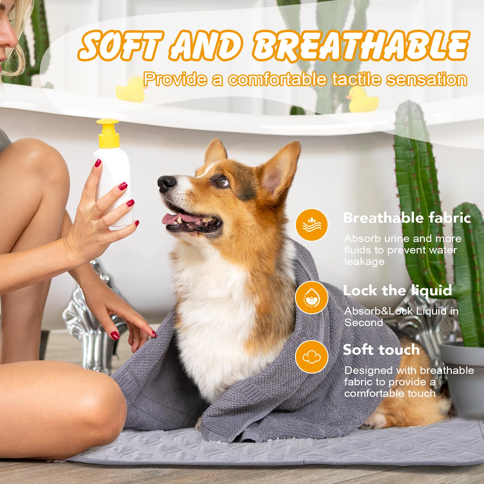 Ondware pee pad in car demonstrates versatile travel-use