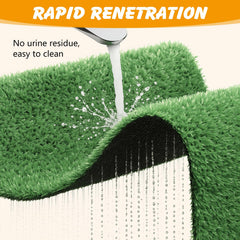 ondware perforated turf drainage system helps reduce moisture and odors.