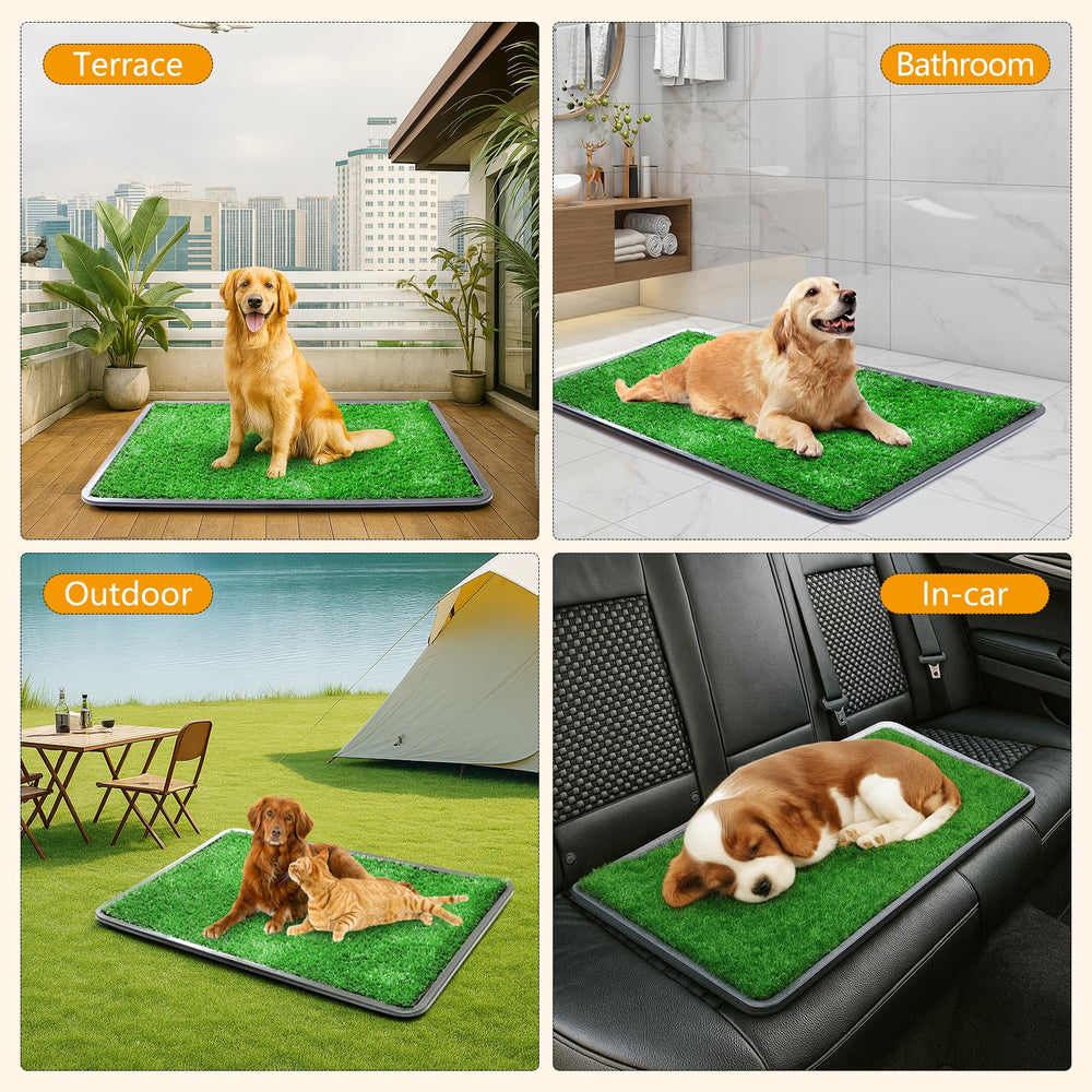 ondware portable dog potty for balconies, RVs, and travel.