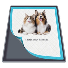 Ondware silicone dog pee pad holder with 24x24 fit reduces spills
