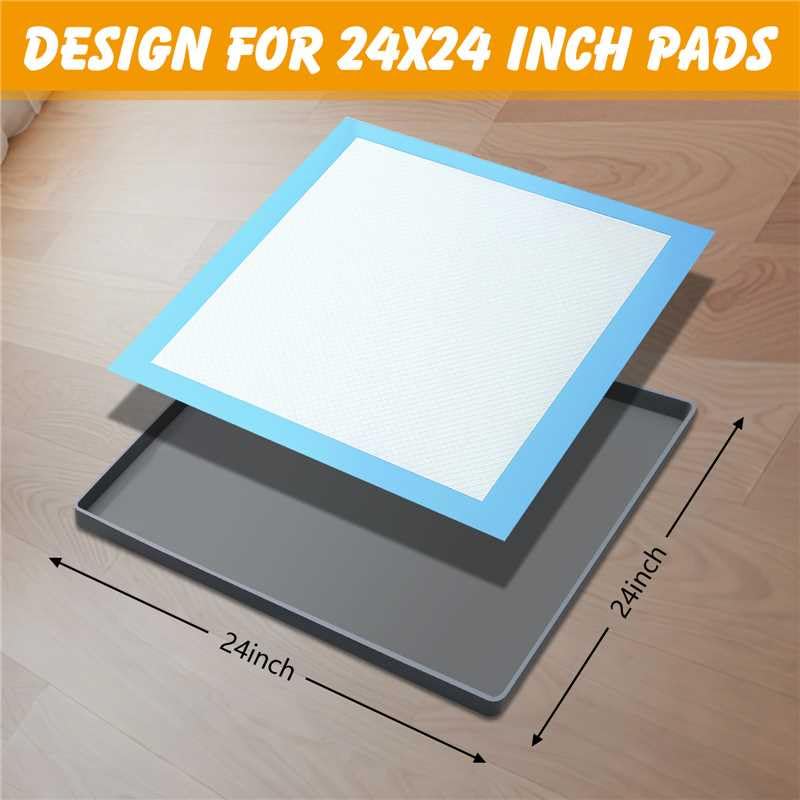 Ondware silicone puppy pad holder non-slip base keeps mats in place
