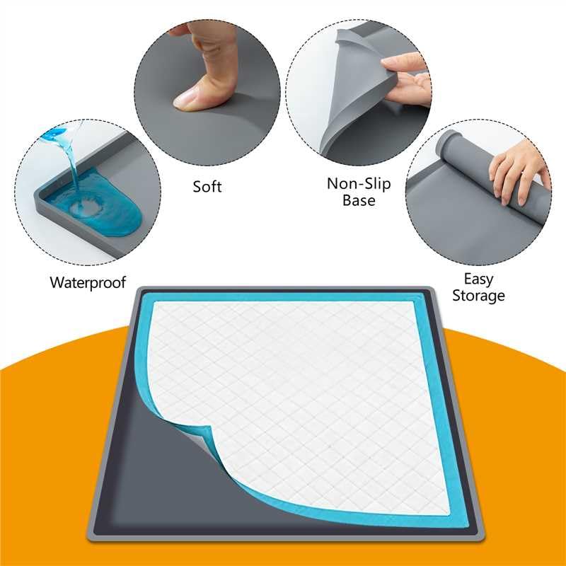 Ondware silicone puppy pad holder travel-friendly compact design