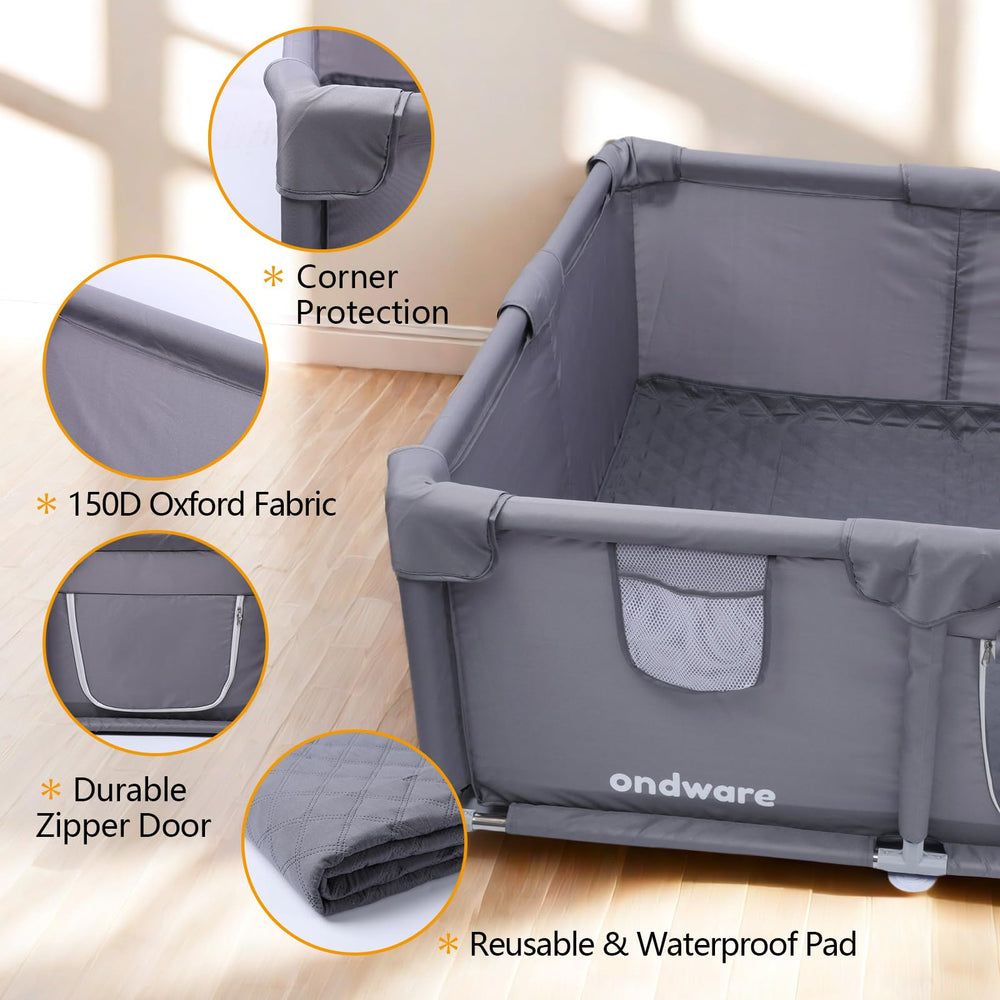 Ondware whelping box comes with 6 puppy record charts for tracking progress.