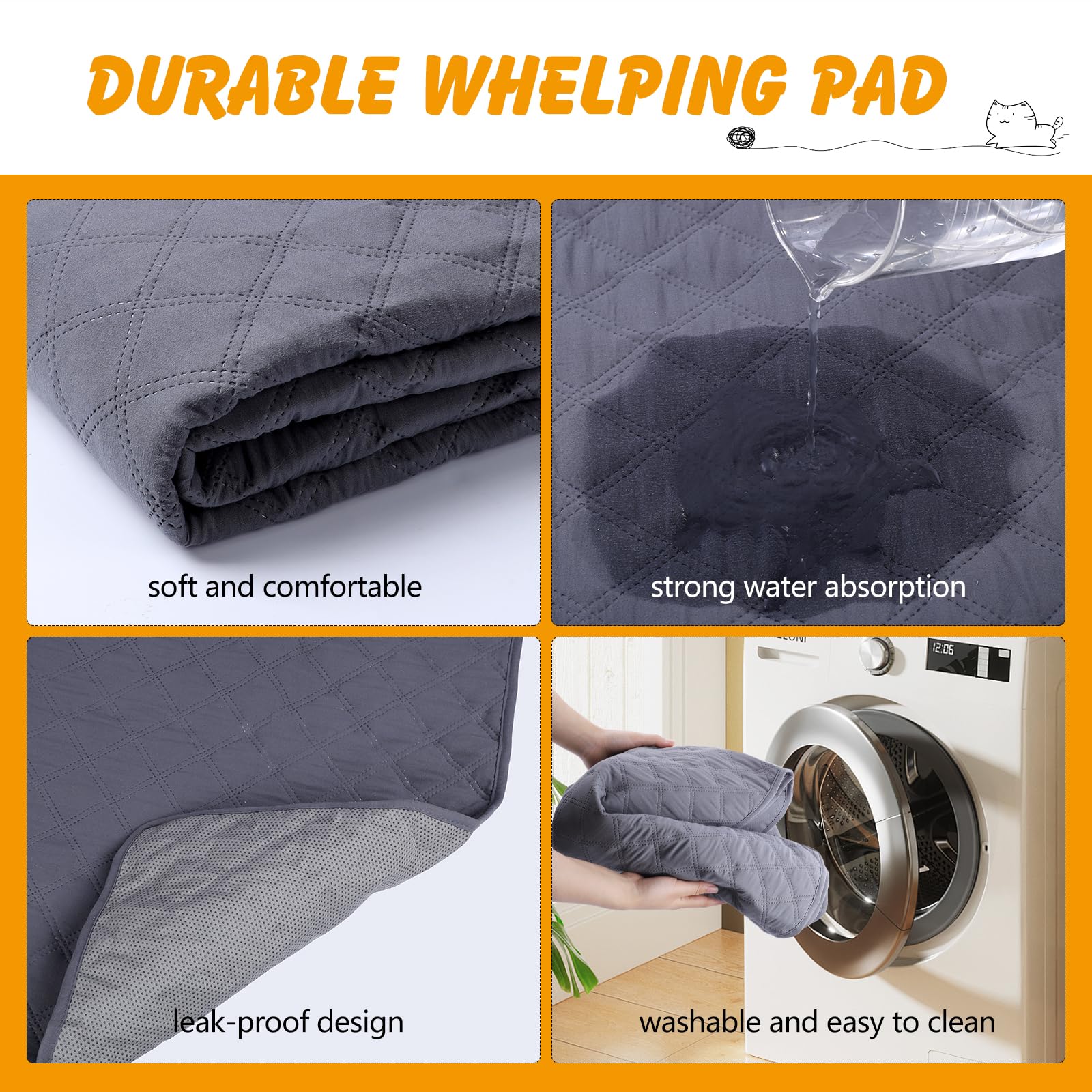 Ondware whelping box shows tool-free assembly for quick setup.