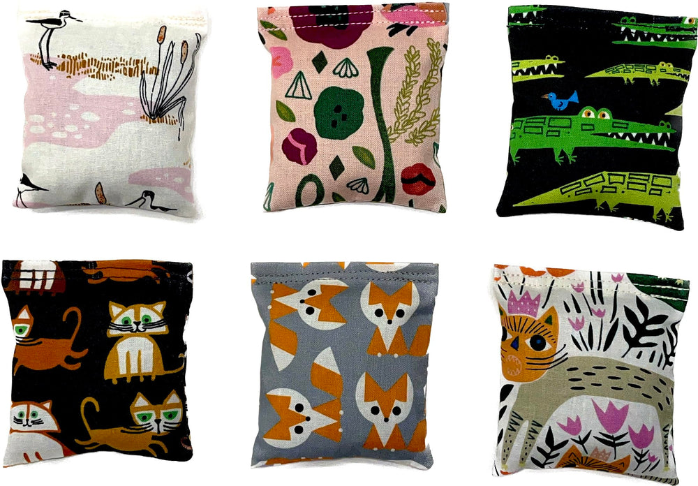 One Organic Catnip Toy forest design showcases USA-made craftsmanship and organic catnip.