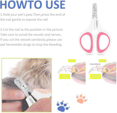 OneCut Pet Nail Clippers cat claw trim in action