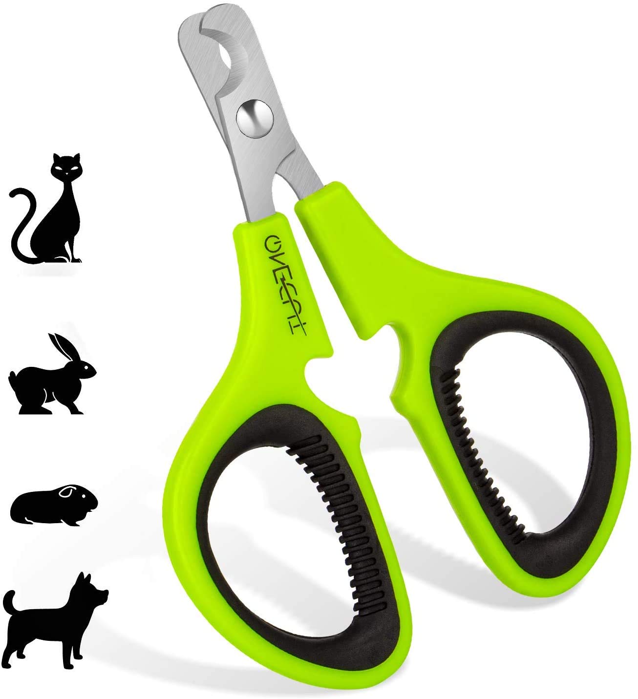 OneCut Pet Nail Clippers grip handle showing non-slip grip