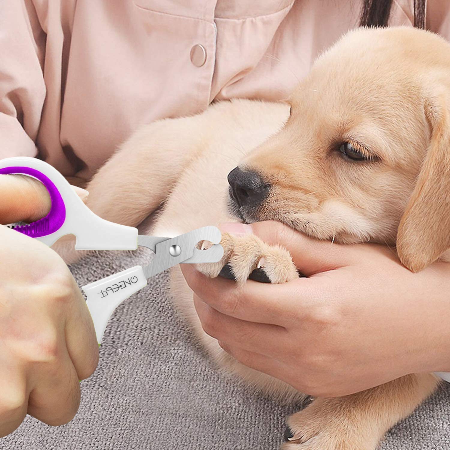 OneCut purple packaging highlights compact home-use design.