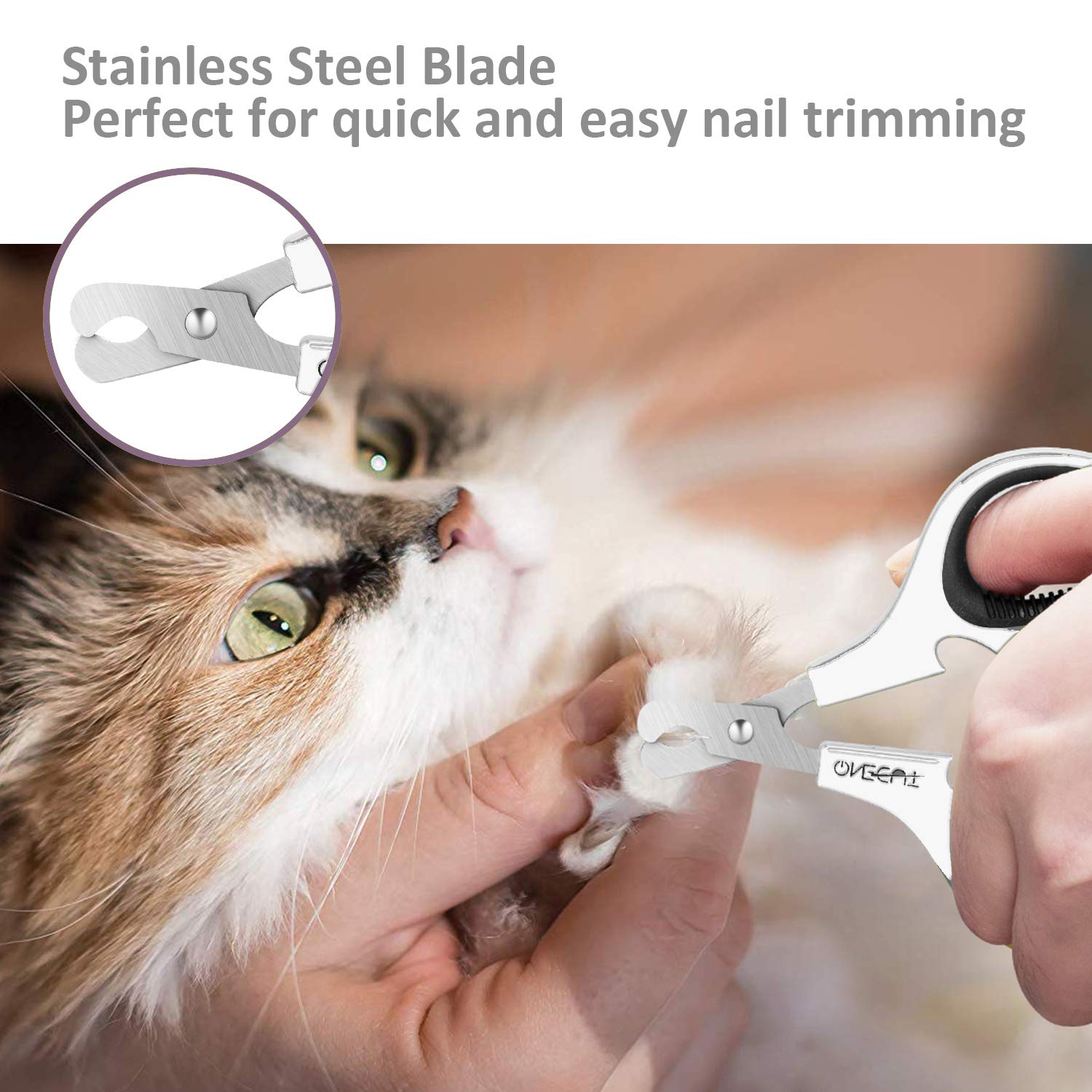 OneCut pet nail clippers small dog use in grooming session