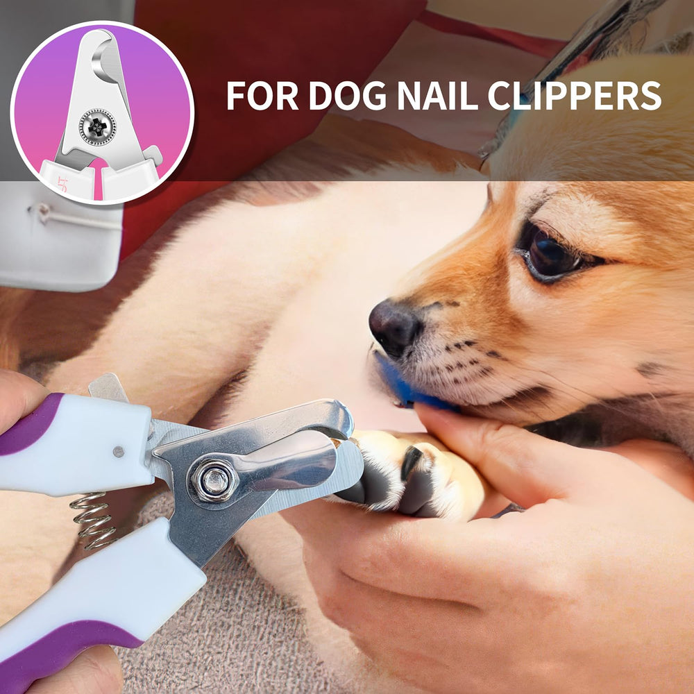 OneCut pet nail file included for smooth nail edges.