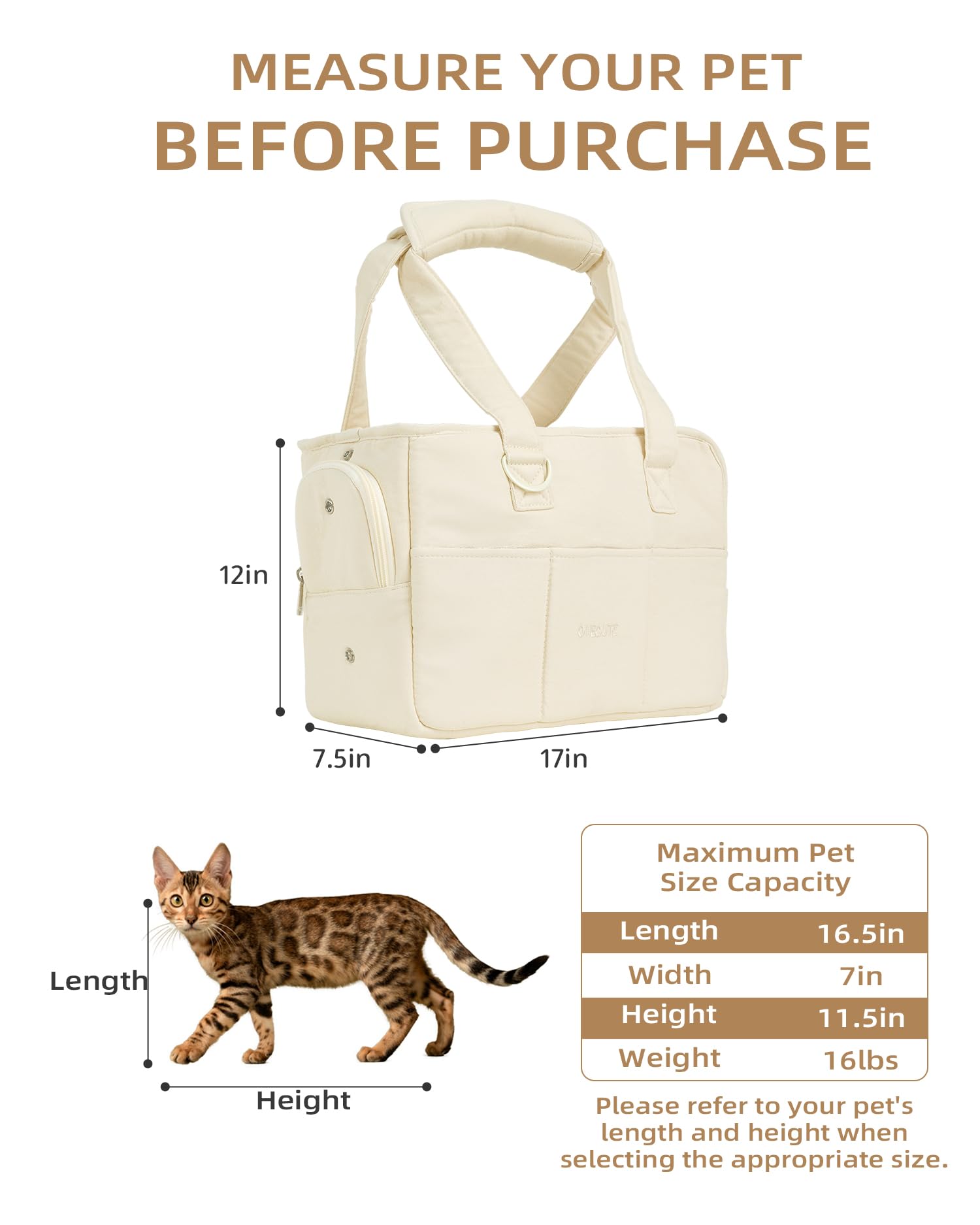 ONECUTE carrier shows large pockets for essentials during trips