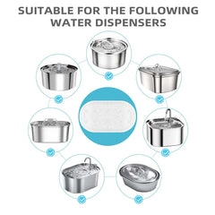 ONECUTE esponja filtrante de alta densidad para agua de gatos, atrapa impurezas.