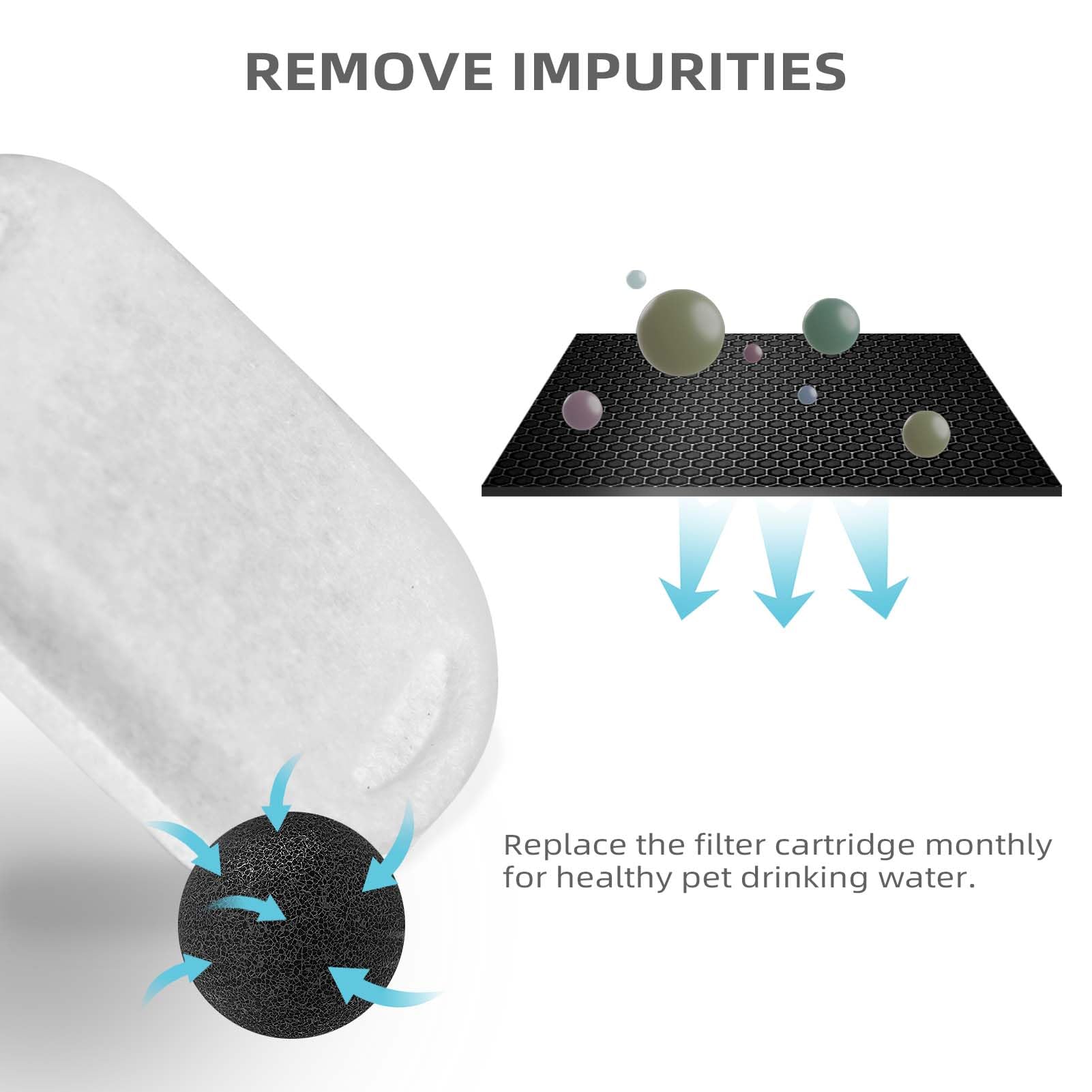 ONECUTE fuente de agua compatible con acero inoxidable, ideal para bebederos.