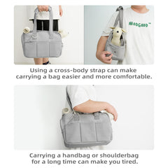 ONECUTE padded-shoulder area distributes weight evenly for reduced strain
