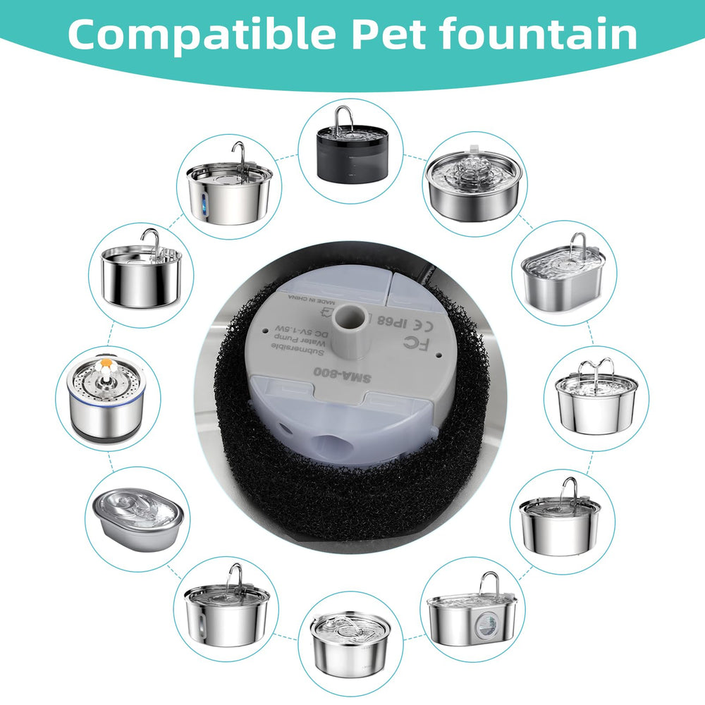 ONECUTE SMA-800 pump side view with USB cable ready for easy power.