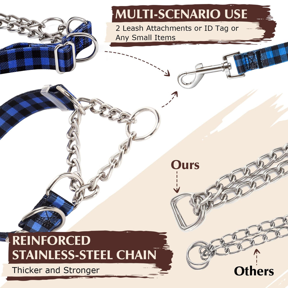 ONEFOJOJO adjustable cinch helps control tension for gentle corrections during training.