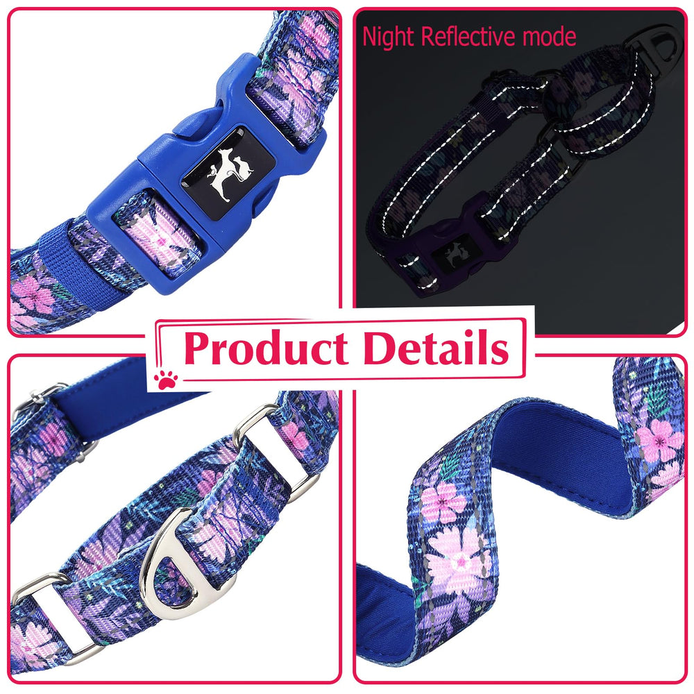 ONEFOJOJO Martingale Collar durable nylon weave supports daily use.
