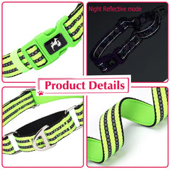 ONEFOJOJO martingale collar durable padded fabric for daily wear comfort.