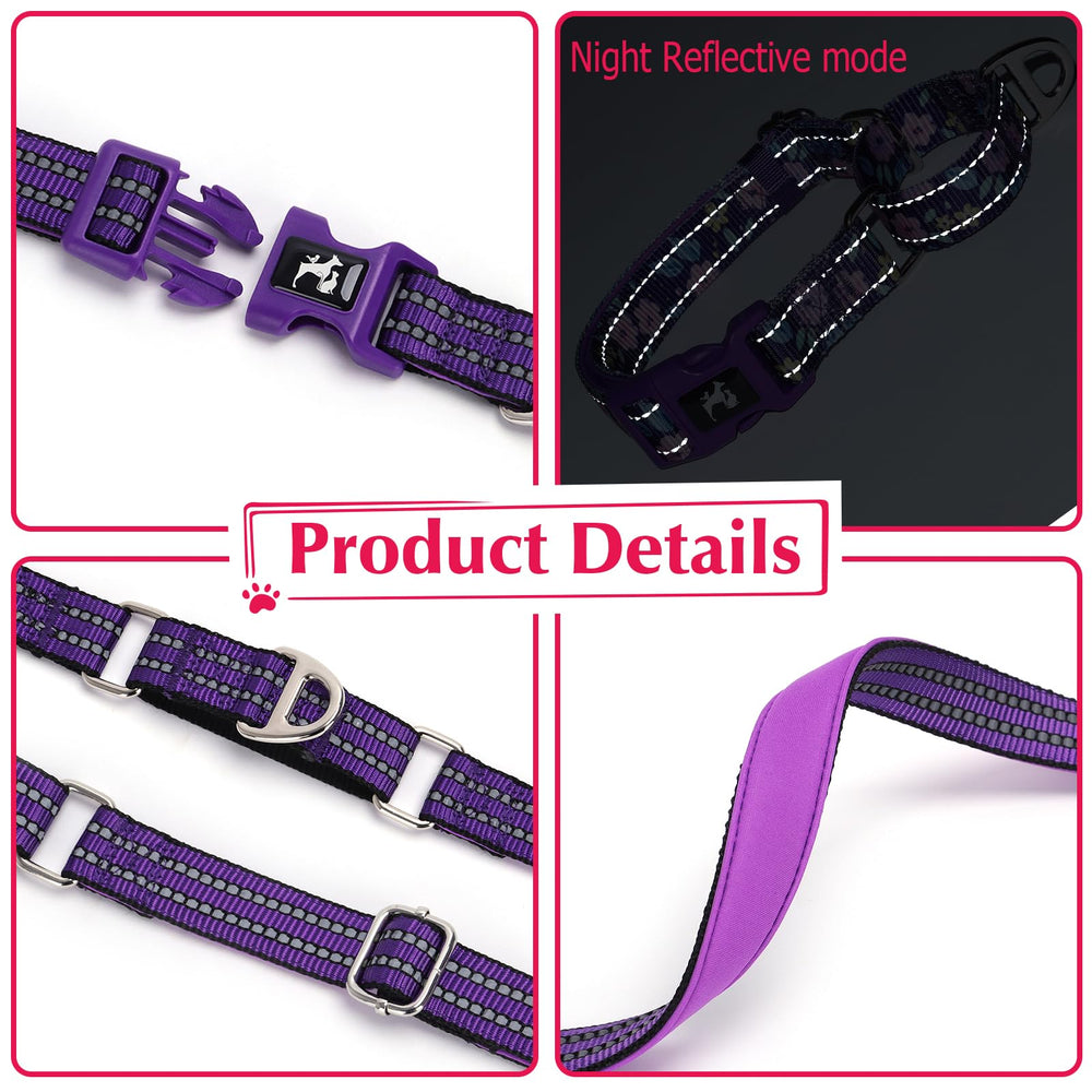 ONEFOJOJO quick-release-buckle collar lets you remove safely in emergencies.
