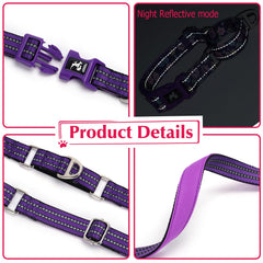 ONEFOJOJO quick-release-buckle collar lets you remove safely in emergencies.