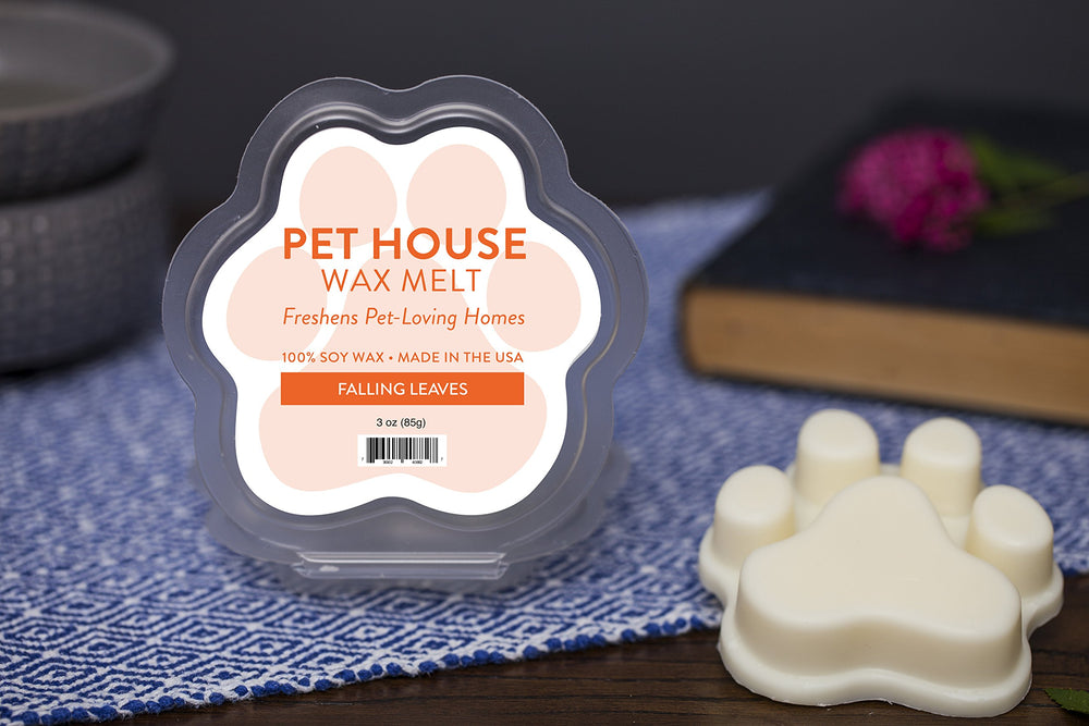 One Fur All paw-shaped wax cubes—pet-friendly design with odor control