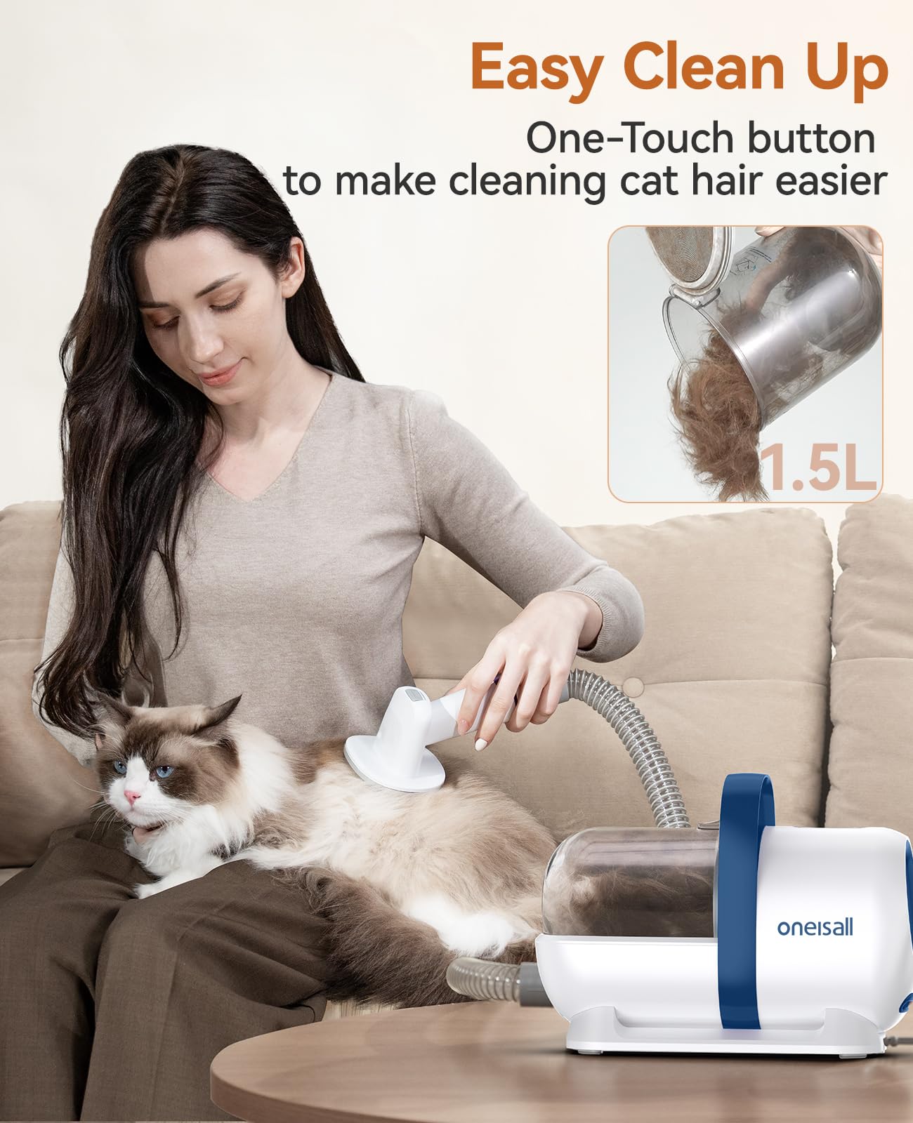 Oneisall 110v compatibility works with standard home outlets for convenience.