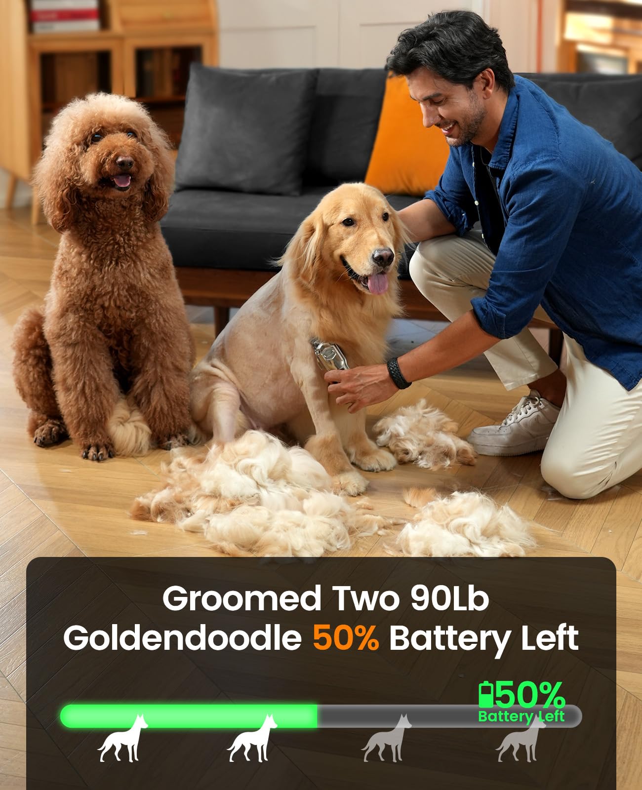 oneisall 676pro powerful blades tackle thick fur with precise trimming