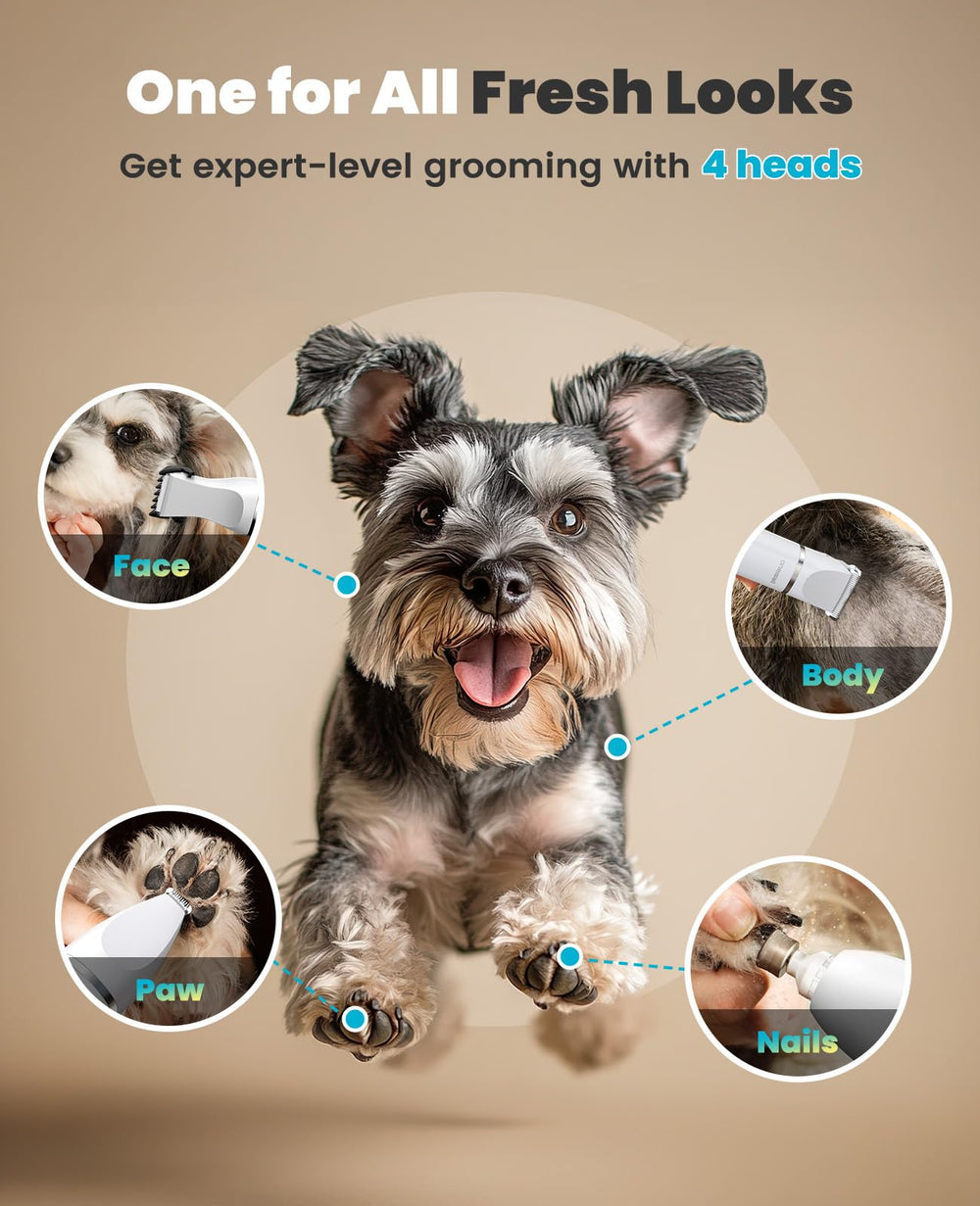 oneisall 7000rpm dog trimmer demonstrates powerful motor for efficient grooming