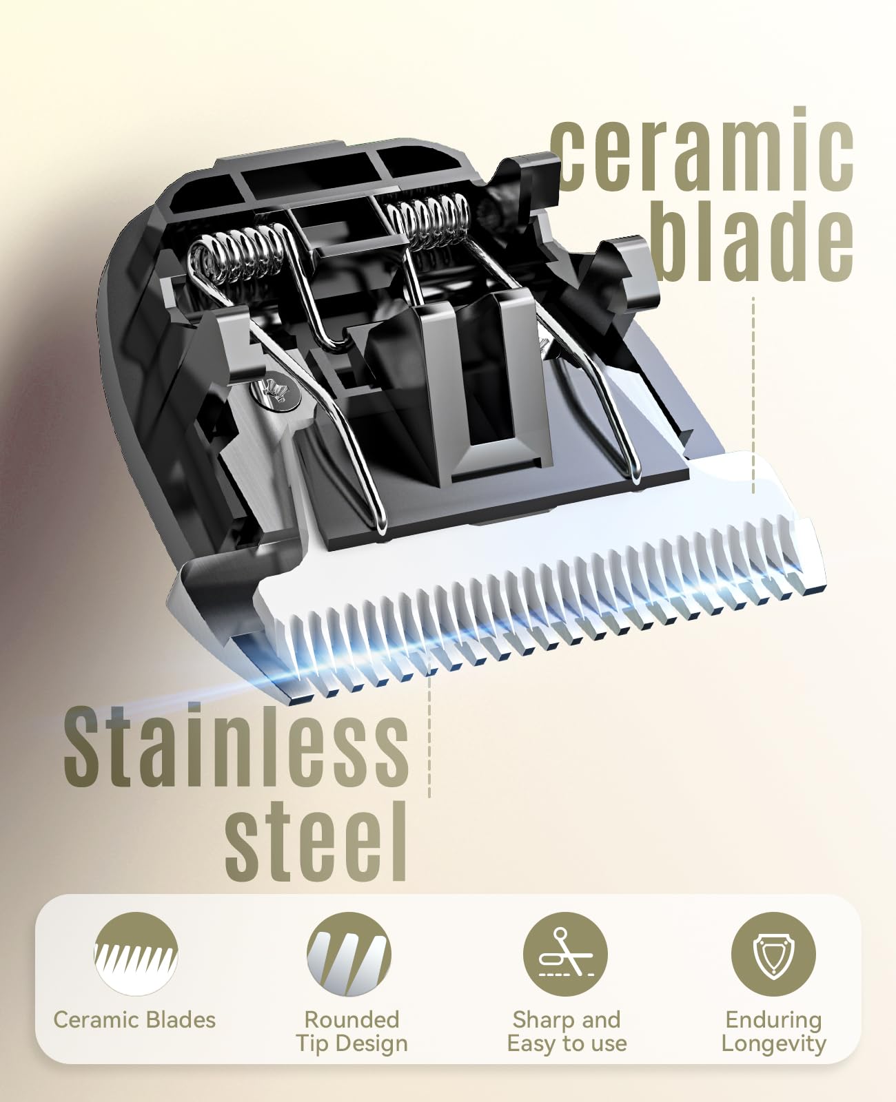 oneisall blades fit multiple low-noise clippers for versatile home grooming