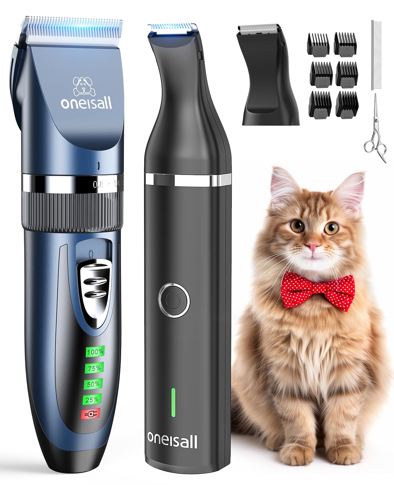oneisall cat clippers body long hair for efficient full-body grooming and reduced matting