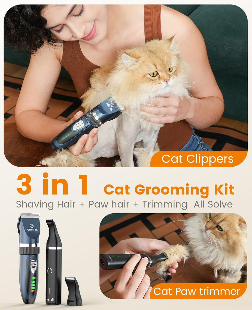 oneisall cat clippers paw trimmer for precise paw-area trimming to prevent snags