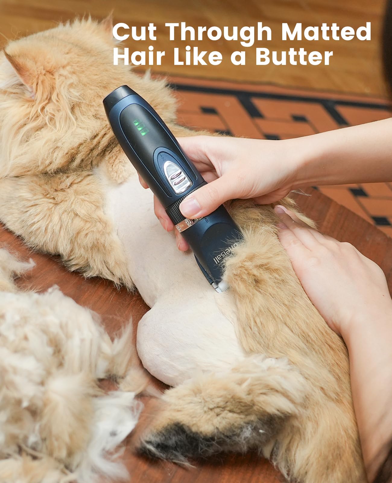 oneisall cat clippers two speeds for adapting to thick coats and sensitive areas
