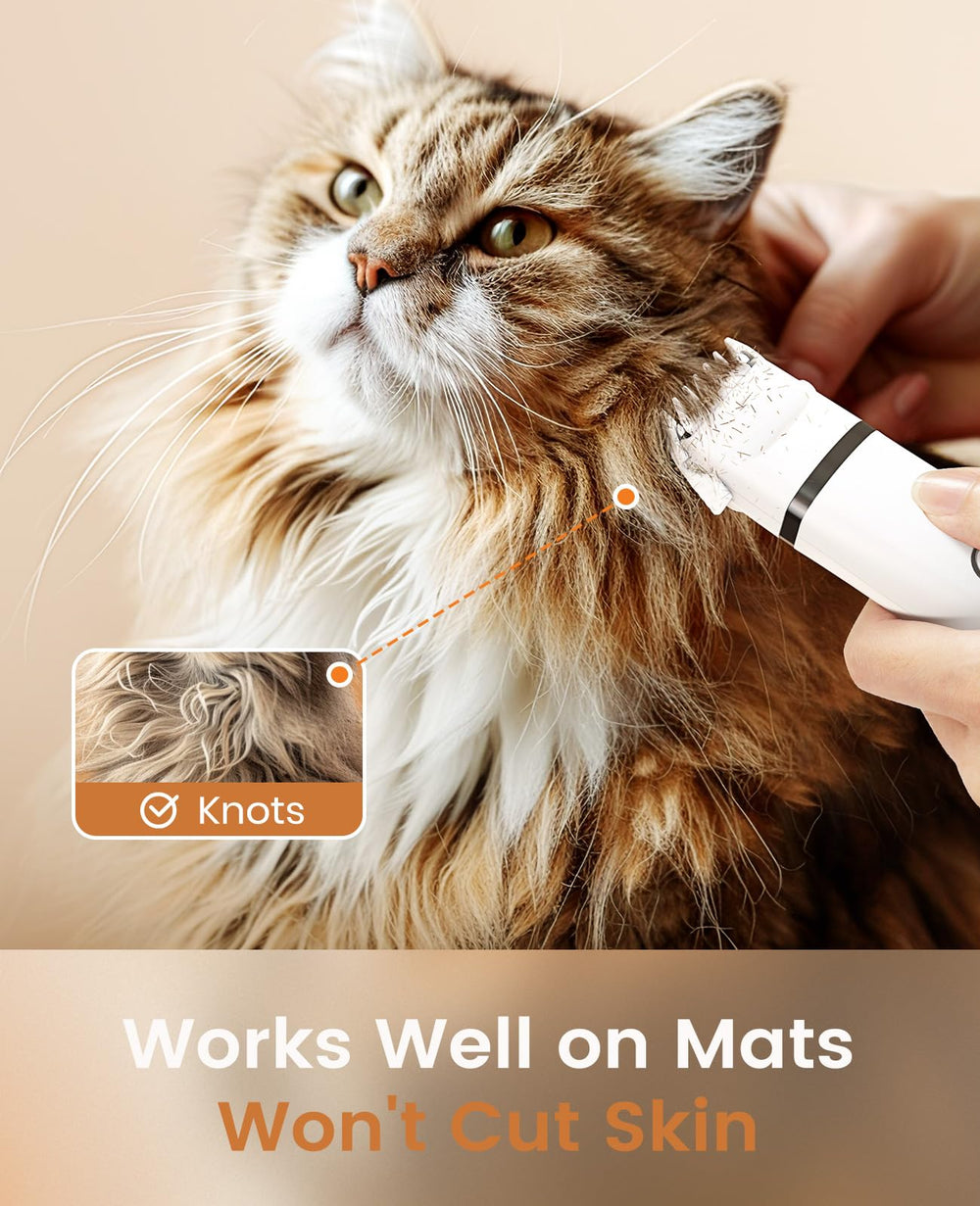oneisall cat grooming kit charging cable for convenient recharging on the go