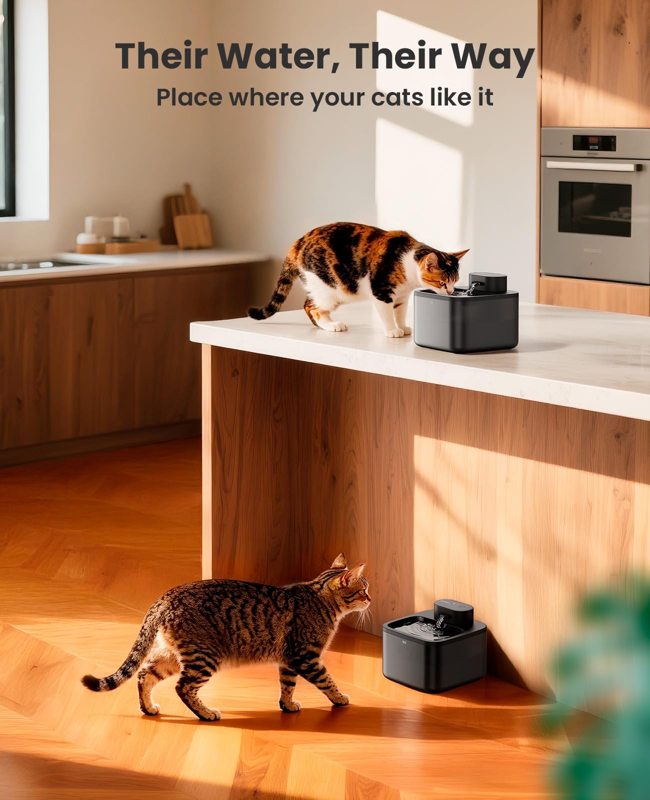 oneisall 5-layer filter system visually filters impurities for cleaner, safer-tasting water.