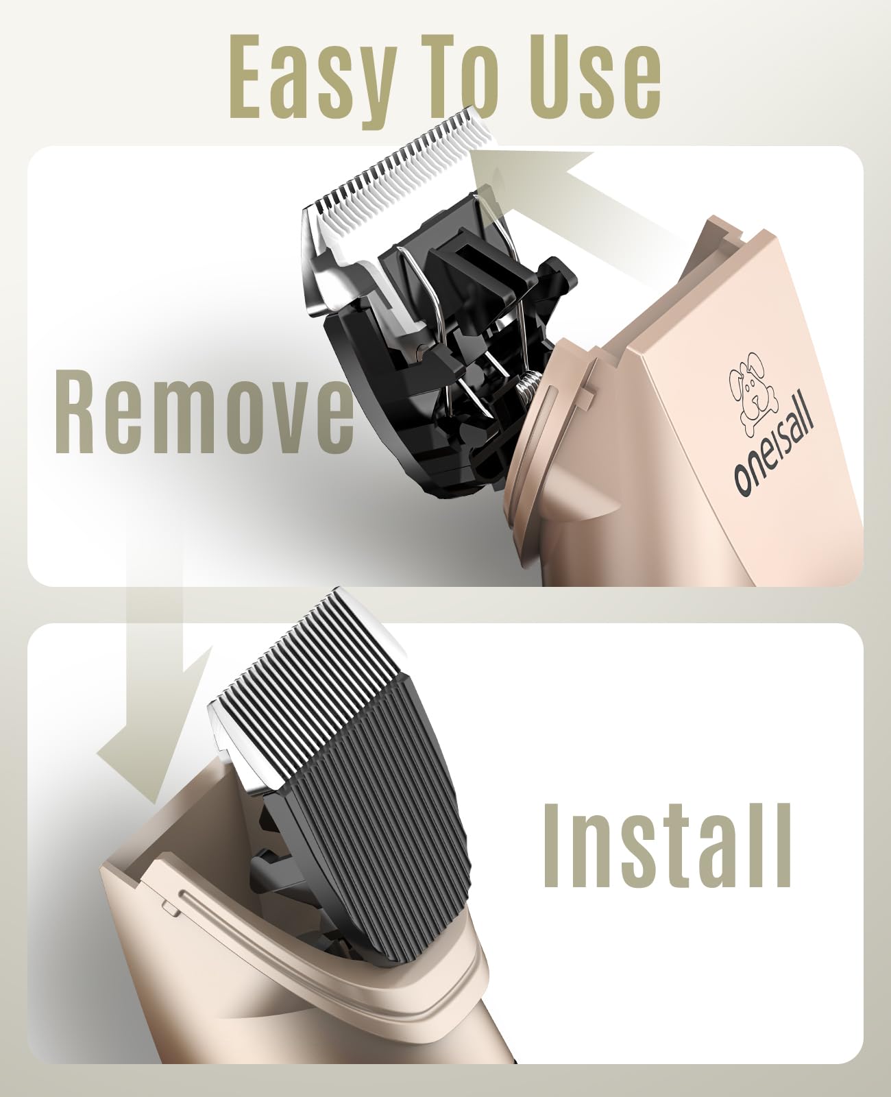 oneisall ceramic cutting technology stays cooler during use