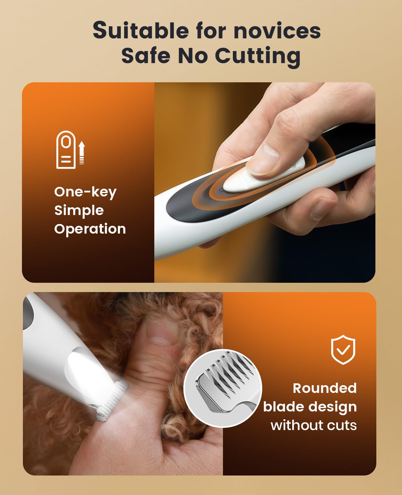 oneisall cleaning brush and oil included for easy blade maintenance